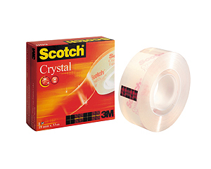 Lmlente 19mm*33m, 3M SCOTCH CRISTAL CLEAR 600